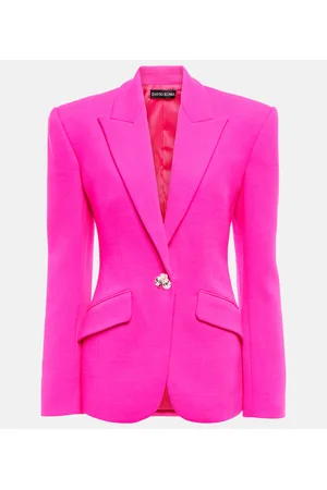 DAVID KOMA Blazer aus einem Wollgemisch