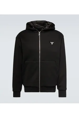 Prada Kapuzenjacke aus einem Baumwollgemisch