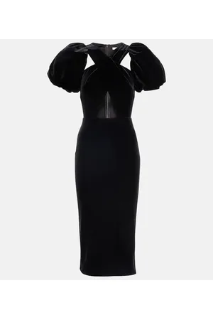 Christopher Kane Midikleid aus Samt