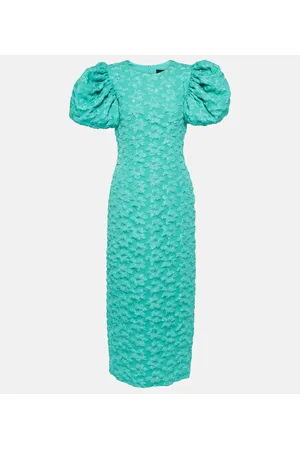 ROTATE Midikleid aus Jacquard