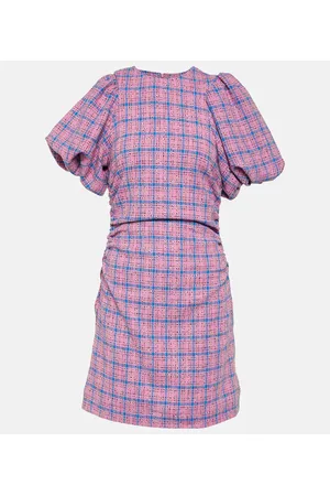 Ganni Minikleid aus einem Baumwollgemisch