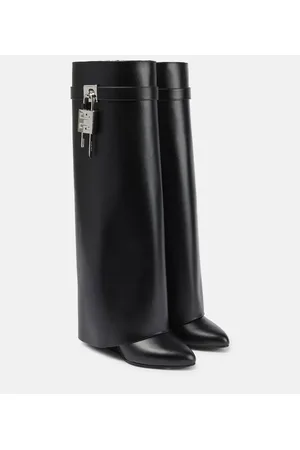 Givenchy Stiefel Shark Lock aus Leder