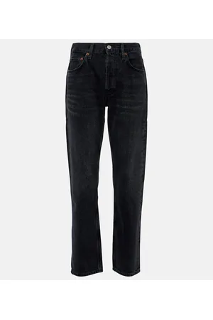 AGOLDE Mid-Rise Straight Jeans Parker Long
