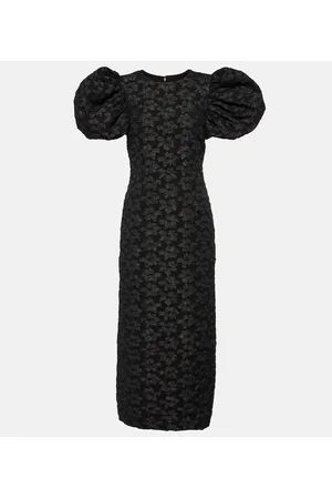 ROTATE Midikleid aus Jacquard