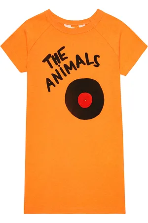 The Animals Observatory Kleid Gorilla aus Baumwoll-Jersey