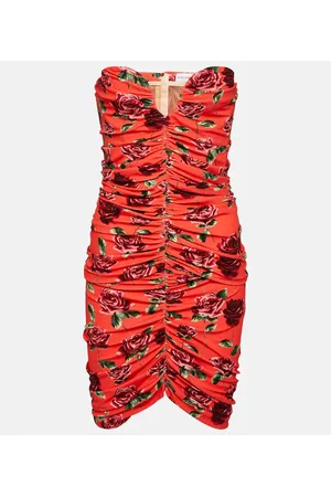 MAGDA BUTRYM Bedrucktes Minikleid aus Jersey