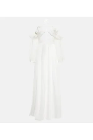Giambattista Valli Off-Shoulder-Robe aus Seide