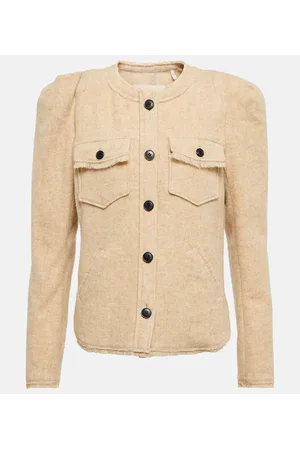 Marant Etoile Jacke Nelly aus einem Wollgemisch