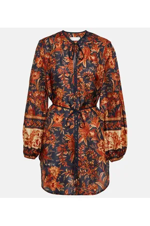 ZIMMERMANN Bedruckte Bluse Junie aus Seide