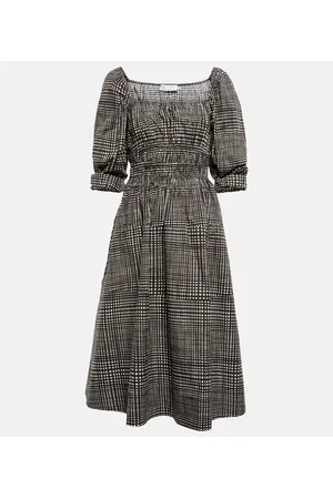 Proenza Schouler White Label Midikleid aus Popeline