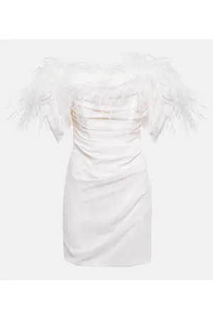 GIUSEPPE DI MORABITO Minikleid mit Federn