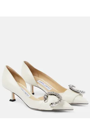 Jimmy Choo Verzierte Pumps Melva 50 aus Leder
