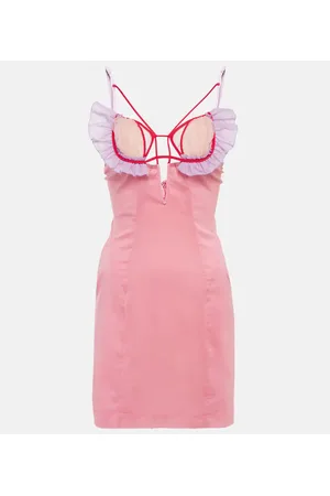 Nensi Dojaka Minikleid aus einem Seidengemisch