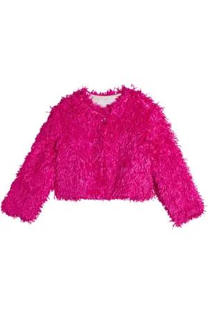MONNALISA Jacke aus Faux Feathers
