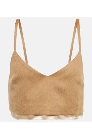 Miu Miu Top aus Kamelhaar