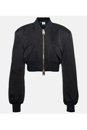 Khaite Oversize-Bomberjacke Reggie aus Satin