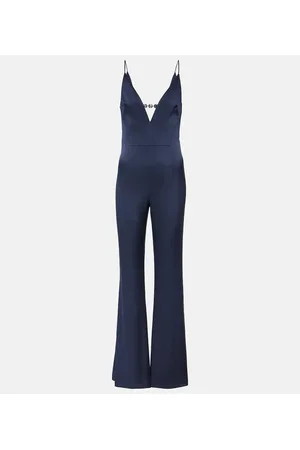 GALVAN Jumpsuit Avedon Globe aus Satin