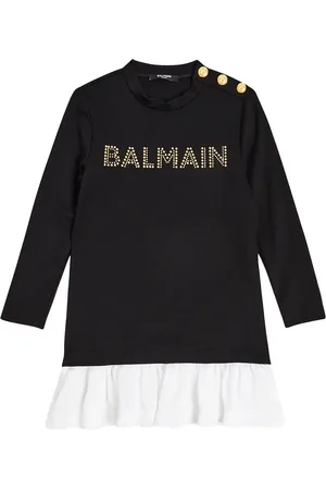 Balmain Kleid aus Baumwoll-Jersey