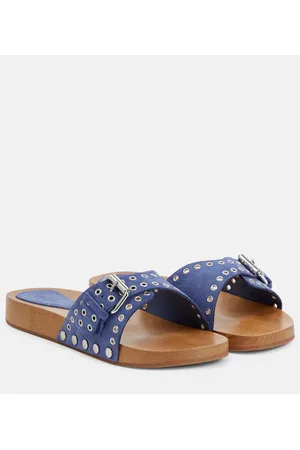 Isabel Marant Pantoletten Jaso aus Veloursleder
