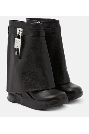 Givenchy Stiefel Shark Lock Biker 85 aus Leder