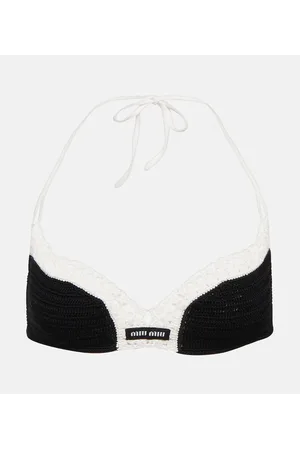 Miu Miu Bralette aus Häkelstrick
