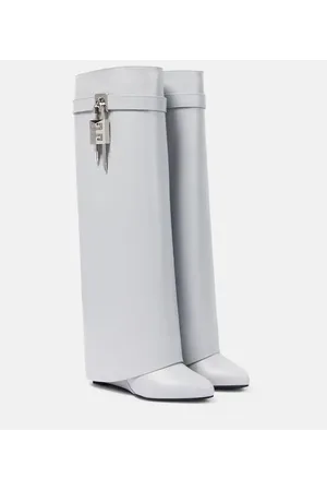 Givenchy Stiefel Shark Lock aus Leder