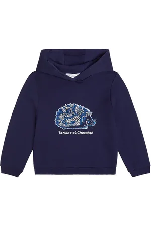 Tartine Et Chocolat Bestickter Hoodie aus Baumwolle