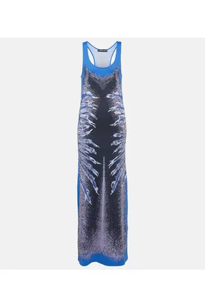 Y / PROJECT Bedrucktes Maxikleid