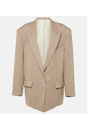The Attico Oversize-Blazer aus Wolle