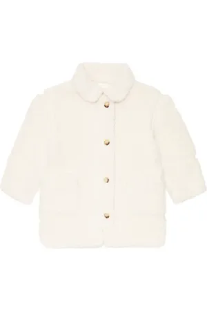 Chloé Chloé Kids Mantel aus Faux Fur