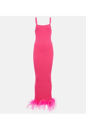 GIUSEPPE DI MORABITO Kleid mit Federn