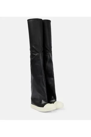 Rick Owens Overknee-Stiefel Oblique aus Leder