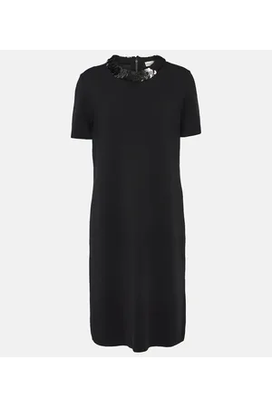 Tory Burch Verziertes Midikleid aus einem Wollgemisch