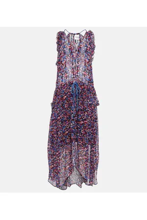 Marant Etoile Bedrucktes Maxikleid Fadelo aus Chiffon