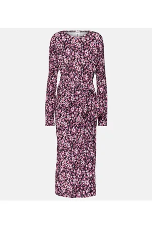 Marant Etoile Bedrucktes Midikleid Lissy aus Jersey
