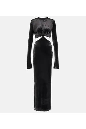 Nensi Dojaka Maxikleid aus Samt