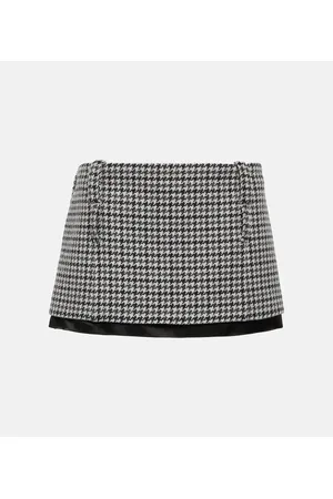 Miu Miu Minirock aus Schurwolle