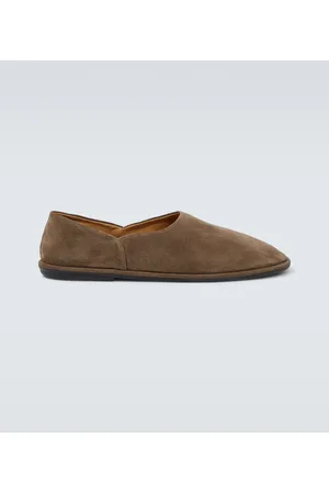 The Row Slip-Ons Canal aus Veloursleder