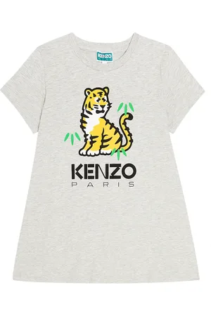 Kenzo Bedrucktes Kleid aus Baumwoll-Jersey