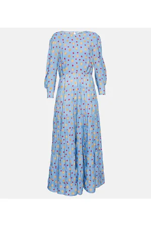 RIXO London Bedrucktes Maxikleid Kristen