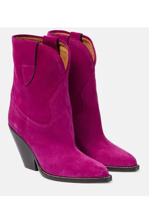 Isabel Marant Westernstiefel Leyane aus Veloursleder