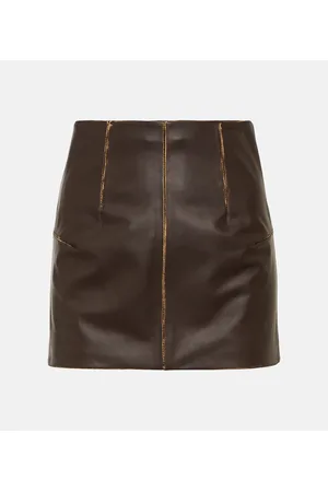 Maison Margiela Minirock aus Leder