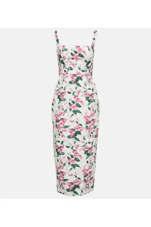 EMILIA WICKSTEAD Midikleid Martel aus Baumwolle