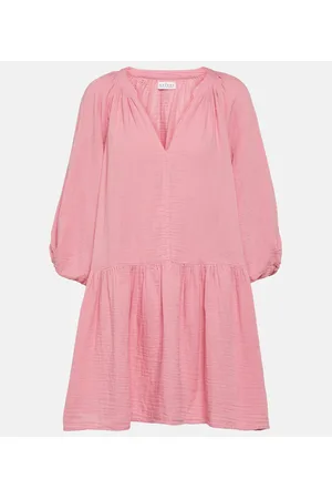Velvet Minikleid Nica aus Baumwoll-Gaze
