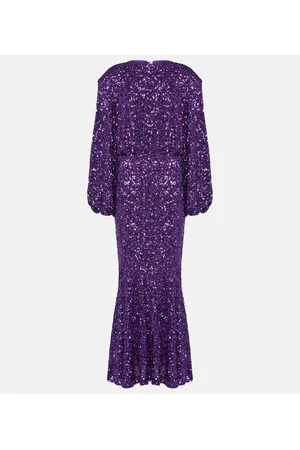 ROTATE Maxikleid mit Pailletten