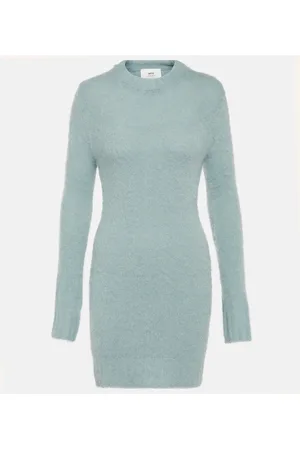Ami Minikleid aus einem Wollgemisch