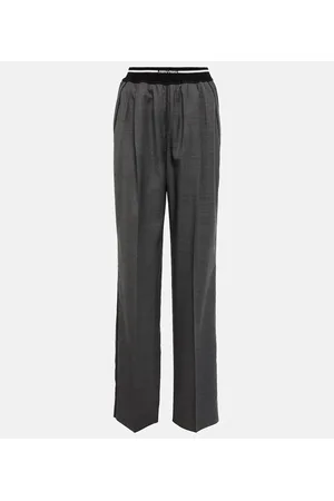 Miu Miu Weite Hose aus Schurwolle