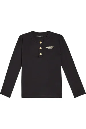 Balmain Longsleeve aus Baumwolle und Wolle