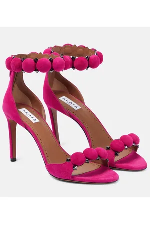 Alaïa Alaïa Sandalen La Bombe aus Veloursleder