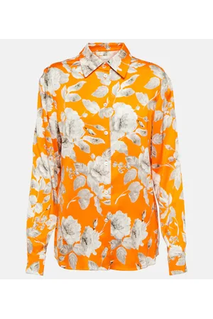 Erdem Bedruckte Bluse Lillia aus Satin